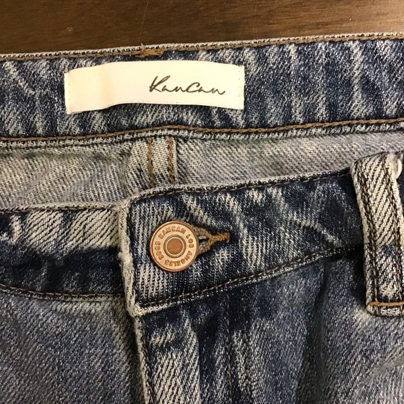 KanCan 15 (31) Ruby High Rise Jeans Distressed Boyfriend KC8571M Thigh Rub - Picture 10 of 13